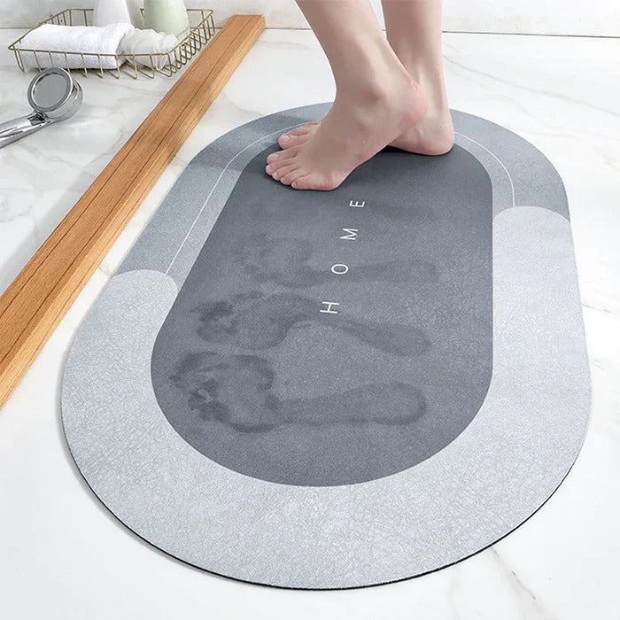 Tapis de bain magique | Très absorbant et antidérapant – Bleu