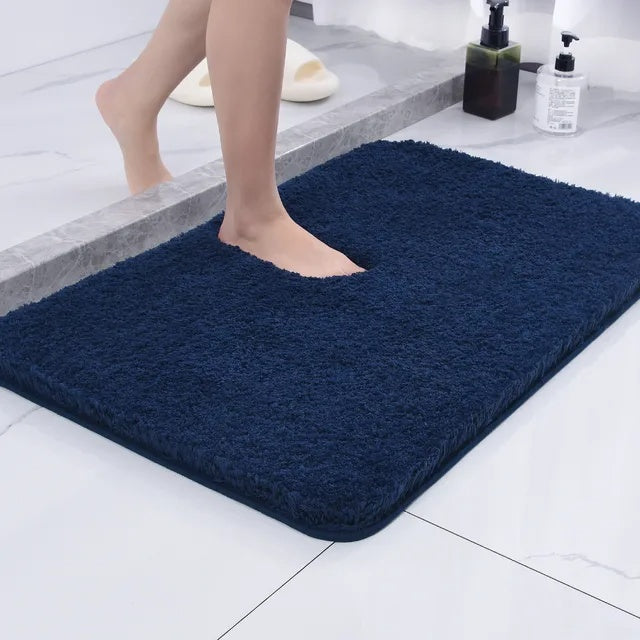 Tapis de bain en fausse fourrure
