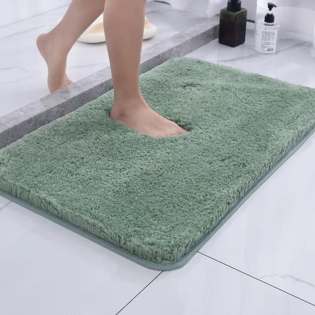 Tapis de bain en fausse fourrure