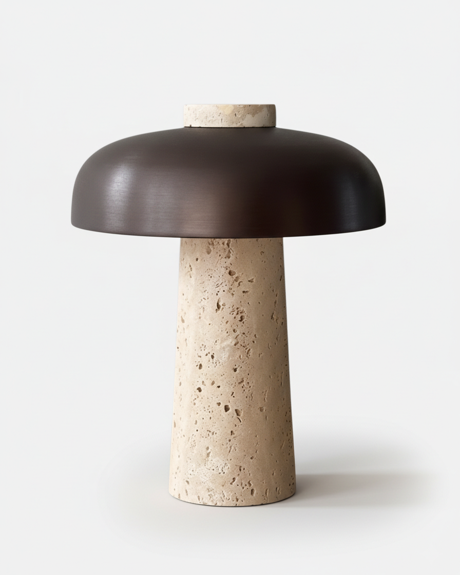 Lampe de Table | SAGAR – Travertin